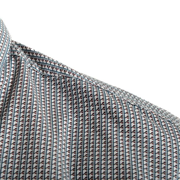 Hugo Boss Men's "Ronni" Slim Fit Stretch Multi-Color Long Sleeve Casual Shirt - Picture 7 of 9